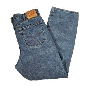 Levi's 550 Blue Jeans Men's Size W40 L32 Straight Leg Cotton